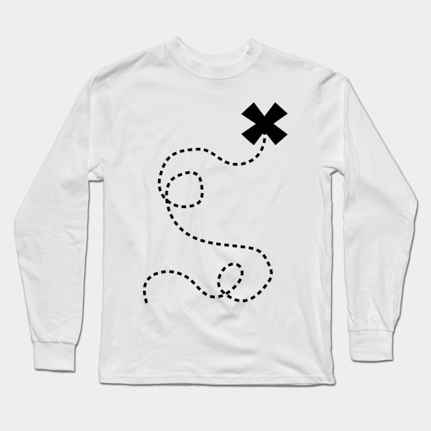 The X marks the spot Long Sleeve T-Shirt by GraphicBazaar